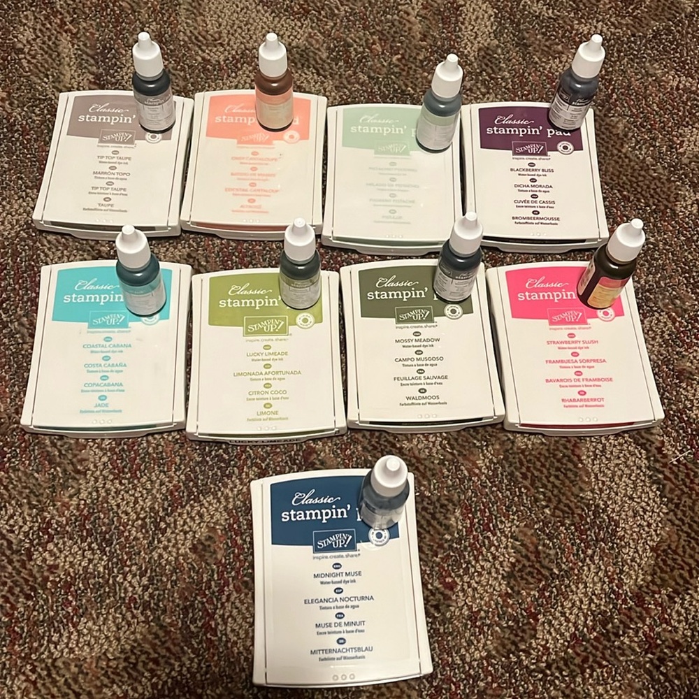 Stampin up ink pad lot